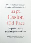 Caslon Old Face - 2