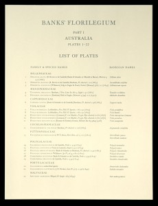 BF List of Plates