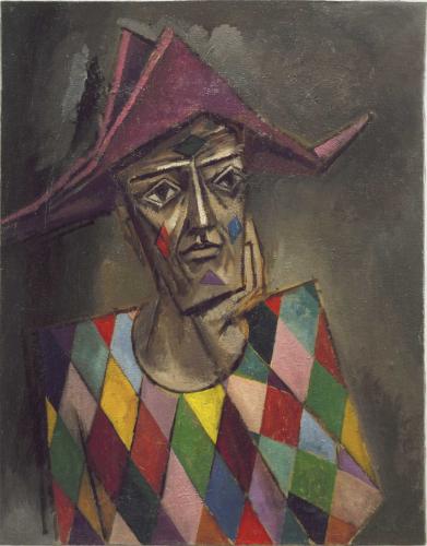 Harlequin / Oil on canvas, 36″ x 28″ (1994)