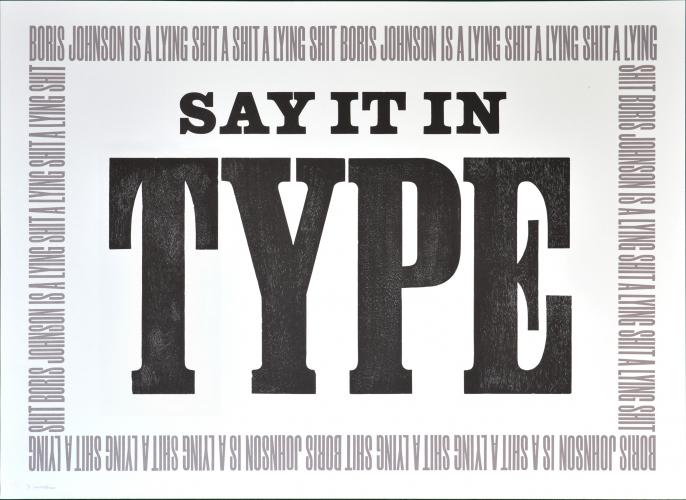 SAY IT IN TYPE