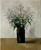 Purple asters / Oil on canvas, 24″ x 20″ (1997)